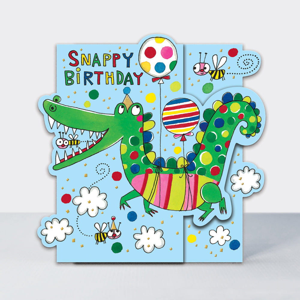Hip Hop - Snappy Birthday Crocodile  - Birthday Card