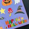 Halloween Die-Cut Colouring Book With Stickers