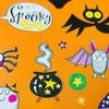 Halloween Die-Cut Colouring Book With Stickers