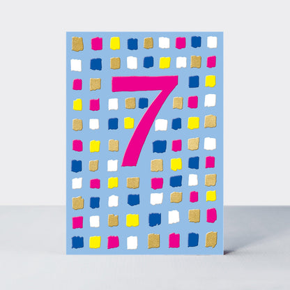 Jazz - Age 7 Girl Birthday Card