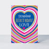 Jazz - Sending Birthday Love/Heart - Birthday Card