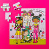 Jigsaw card - Birthday Girl Girl Power  - Birthday Card