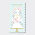 Floral wedding cake money wallet card — Congrats Newlyweds special gift by Rachel Ellen Designs