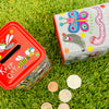 'Keep Out!' Bugs Kids Money Box Tin