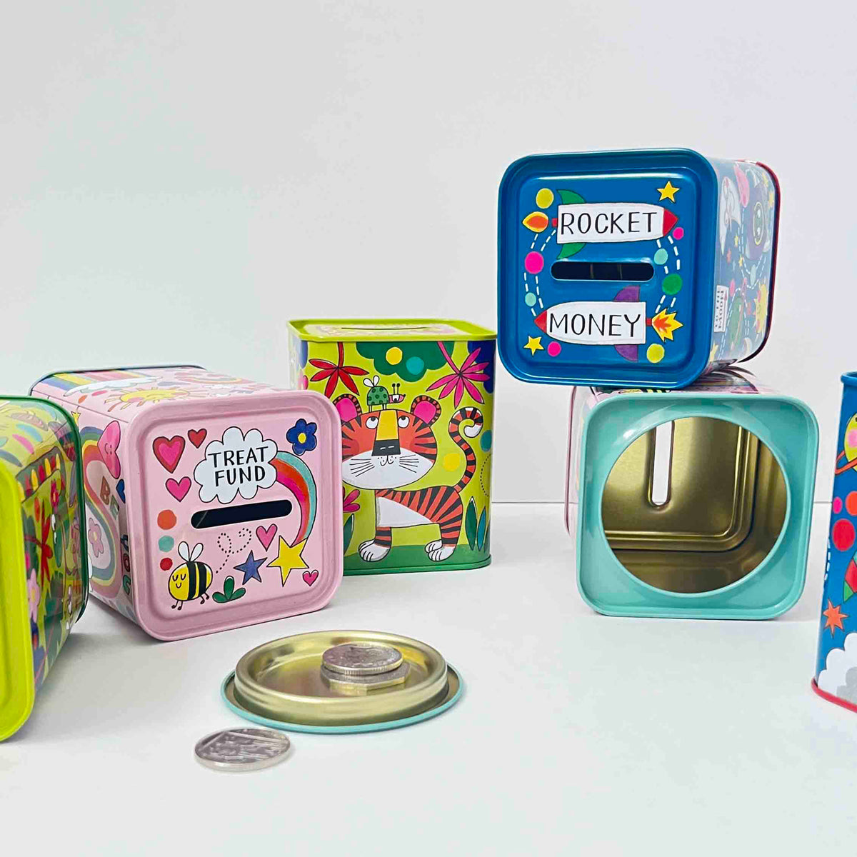 Bee Yourself Treat Fund Kids Money Box Tin