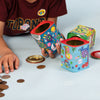 Rocket Space Kids Money Box Tin