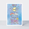 Moondance - Shoot For The Moon Greetings Card