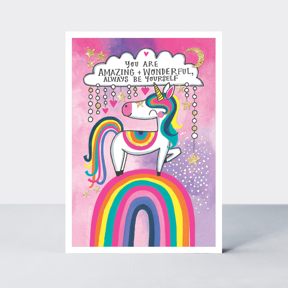Moondance - You Are Amazing/Unicorn  Greetings Card