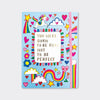 Notebook - Unicorns & Rainbows/You Were Born To Be Real …
