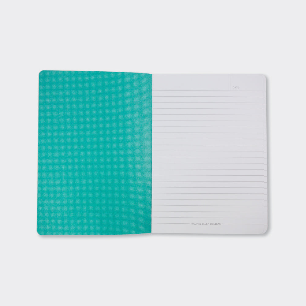 Notebook - Every Day Is a New Beginning - Pink &amp; Rainbow