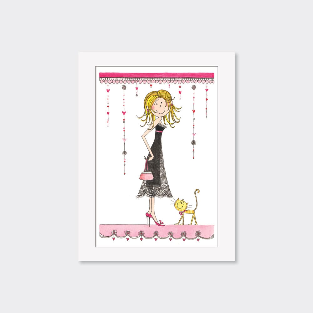 Mounted Limited Edition Print Evie
