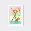 Mounted Limited Edition Print Walking the Dog