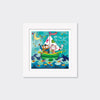 Mounted Limited Edition Print Owl and Pussycat