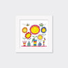 Mounted Limited Edition Print Flower Pots