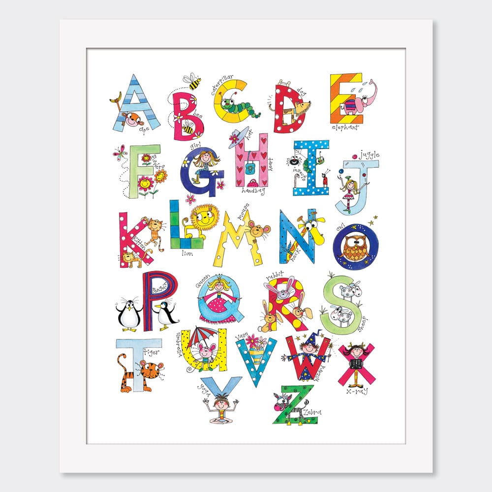 Mounted Limited Edition Print  Alphabet
