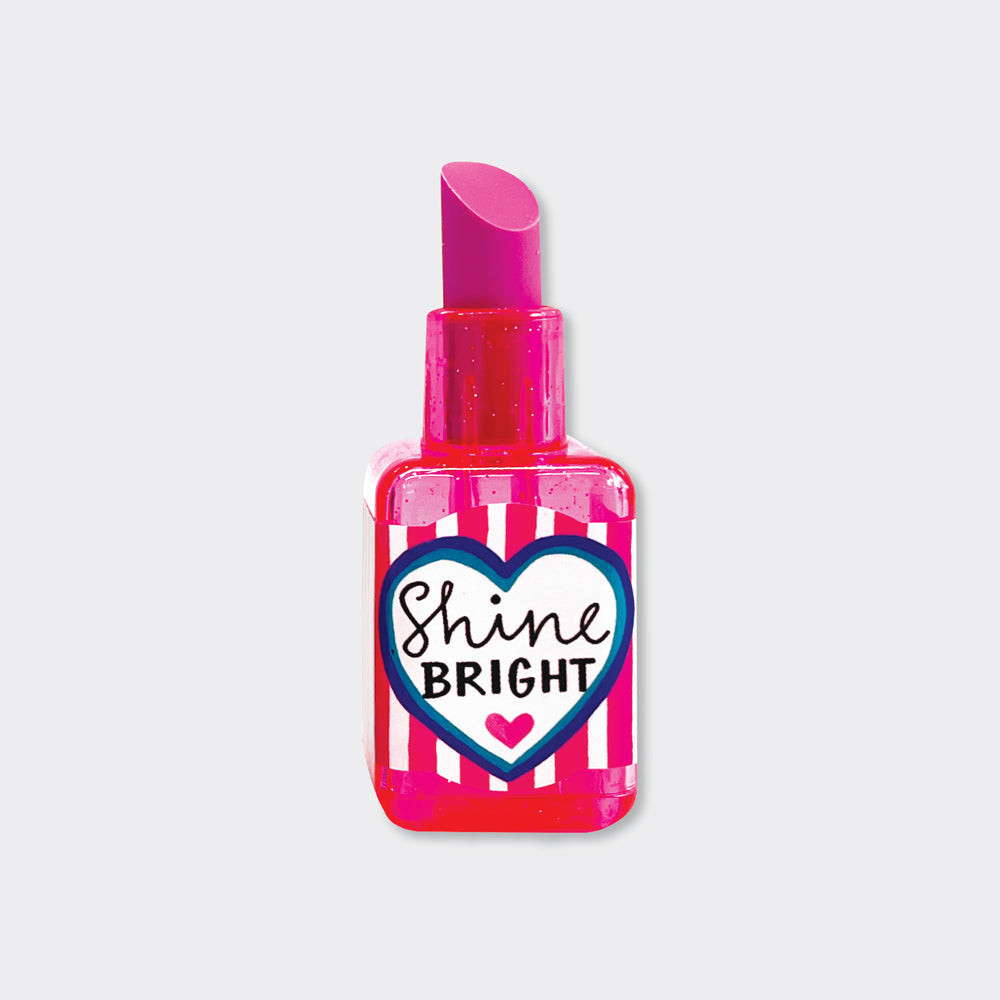 2-in-1 Eraser &amp; Sharpener - Pink Nail Polish Design