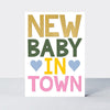 Good News - New Baby In Town New Baby Card