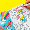 Colour by Numbers Kit - Unicorns & Rainbows