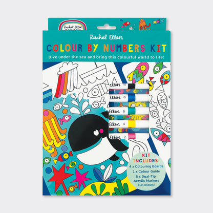 Colour by Numbers Kit Under the Sea
