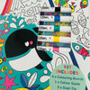 Colour by Numbers Kit - Under the Sea