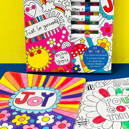 Colour by Numbers Kit - Just Be Yourself