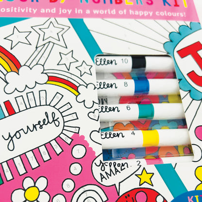 Colour by Numbers Kit - Just Be Yourself