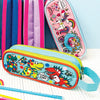 Double Zip Pencil Case With Handle - 'Roarsome' Dinosaurs