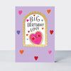 Birthday card featuring a love heart design by Rachel Ellen Designs