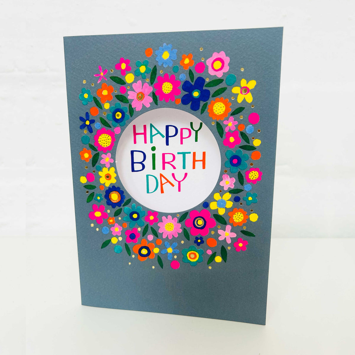 Peep - Happy Birthday Card/Floral