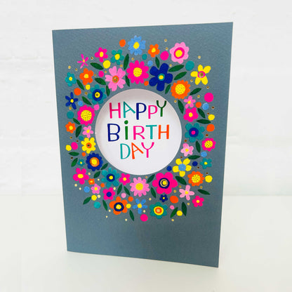 Peep - Happy Birthday Card/Floral