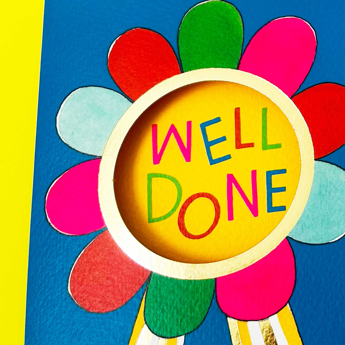 Peep - Well Done Card/Rosette