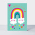 Feel better soon card featuring a rainbow design by Rachel Ellen Designs