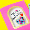 Peep - Happy Anniversary Card/Heart