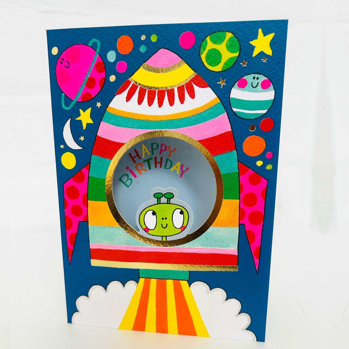Peep - Happy Birthday Card/Rocket