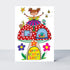 Birthday card featuring a fairy on a toadstool design by Rachel Ellen Designs