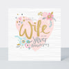Peony - Wife Silver Anniversary Card
