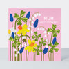 Paper Petals - Mum Birthday Card - Paper Cut Spring Petals & Bee