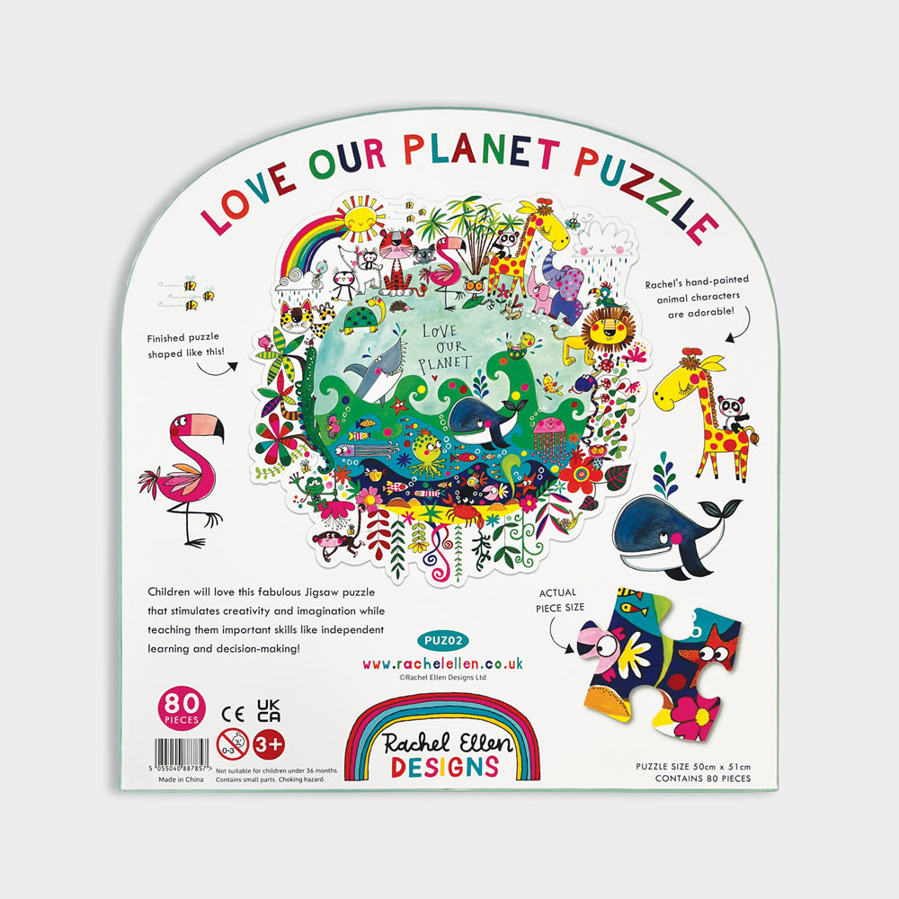 Kids Jigsaw Puzzle - Love Our Planet - 80 Pieces