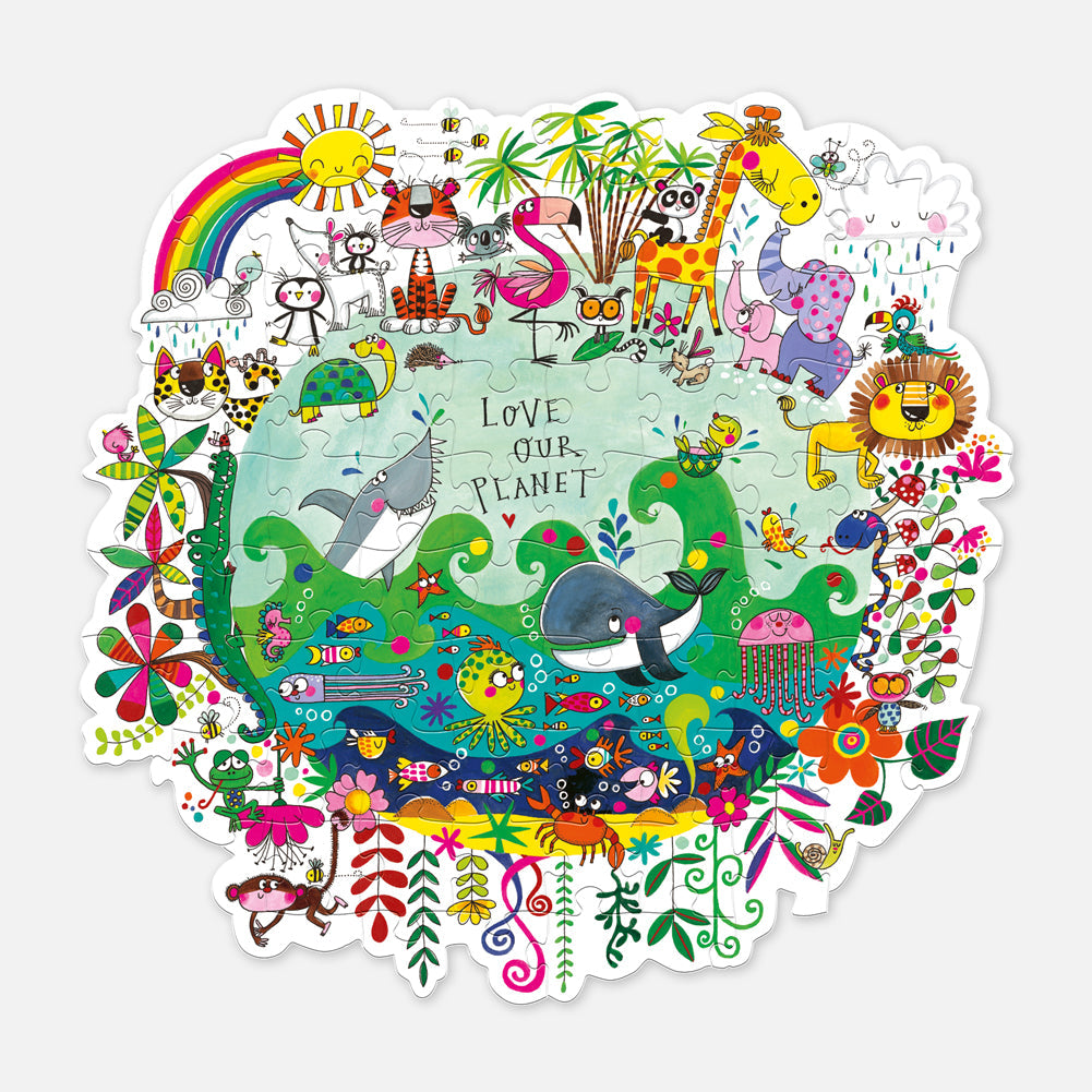 Kids Jigsaw Puzzle - Love Our Planet - 80 Pieces