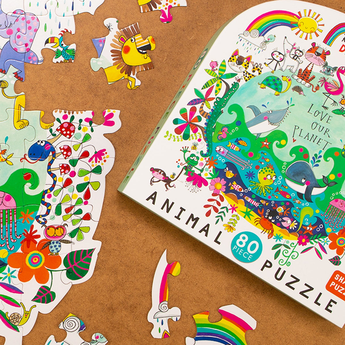 Kids Jigsaw Puzzle - Love Our Planet - 80 Pieces