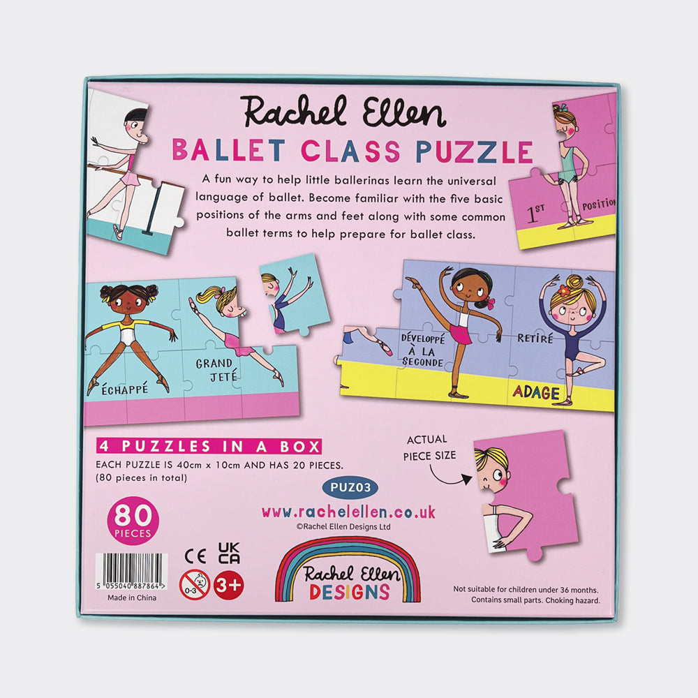 Kids Jigsaw Puzzle - Ballet Class - 80 Pieces