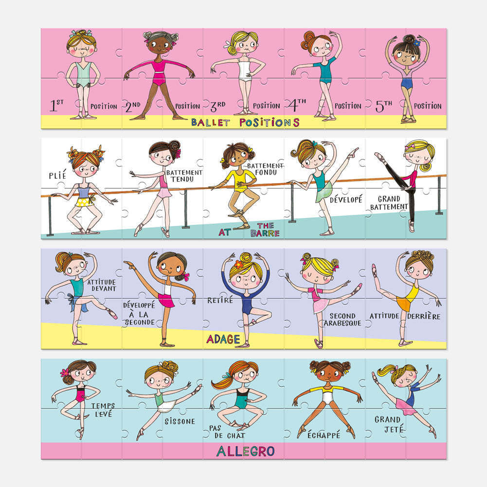 Kids Jigsaw Puzzle - Ballet Class - 80 Pieces