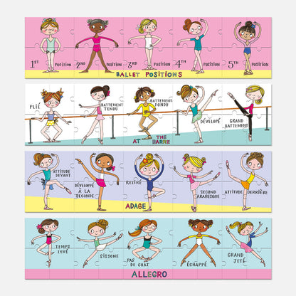 Kids Jigsaw Puzzle - Ballet Class - 80 Pieces