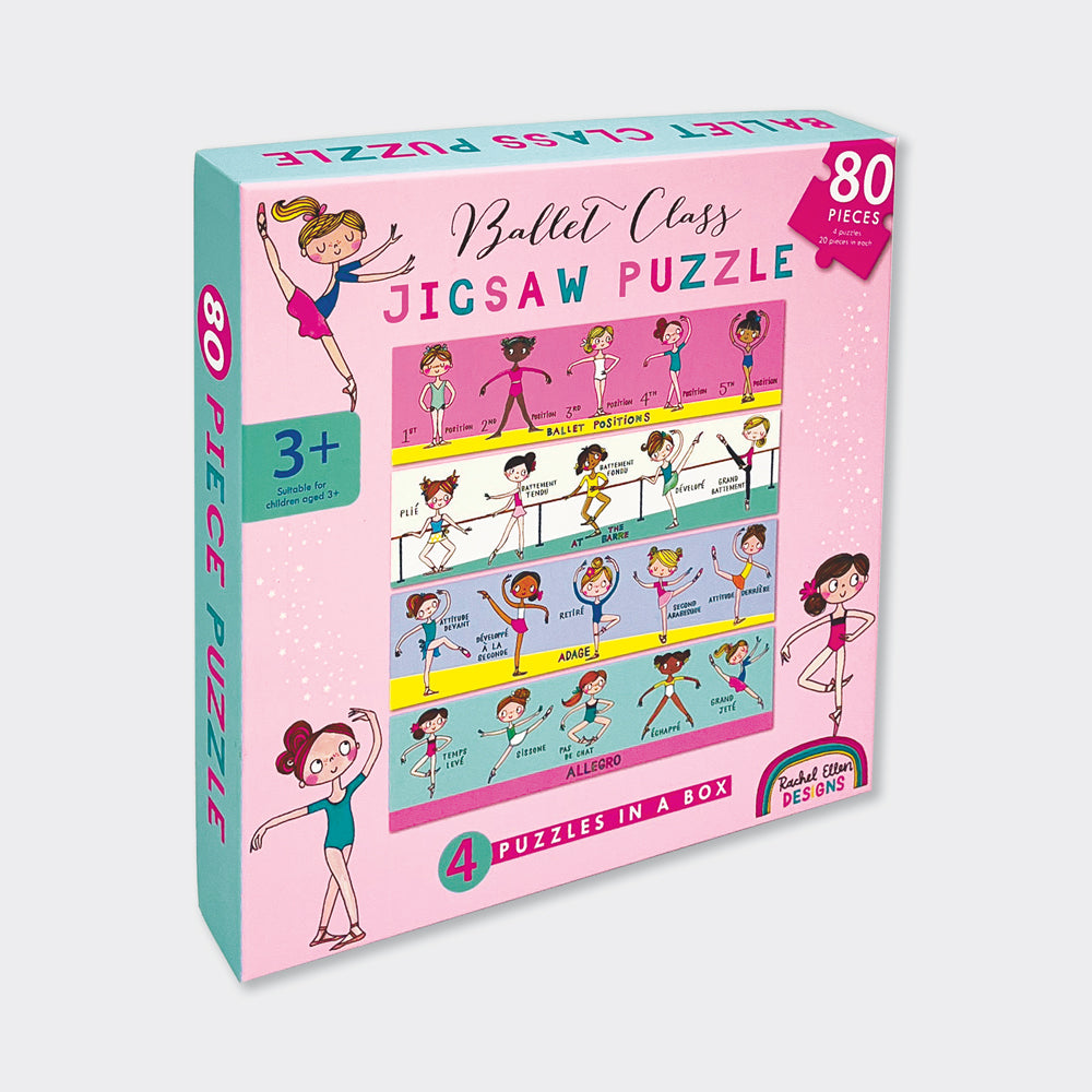 Kids Jigsaw Puzzle - Ballet Class - 80 Pieces