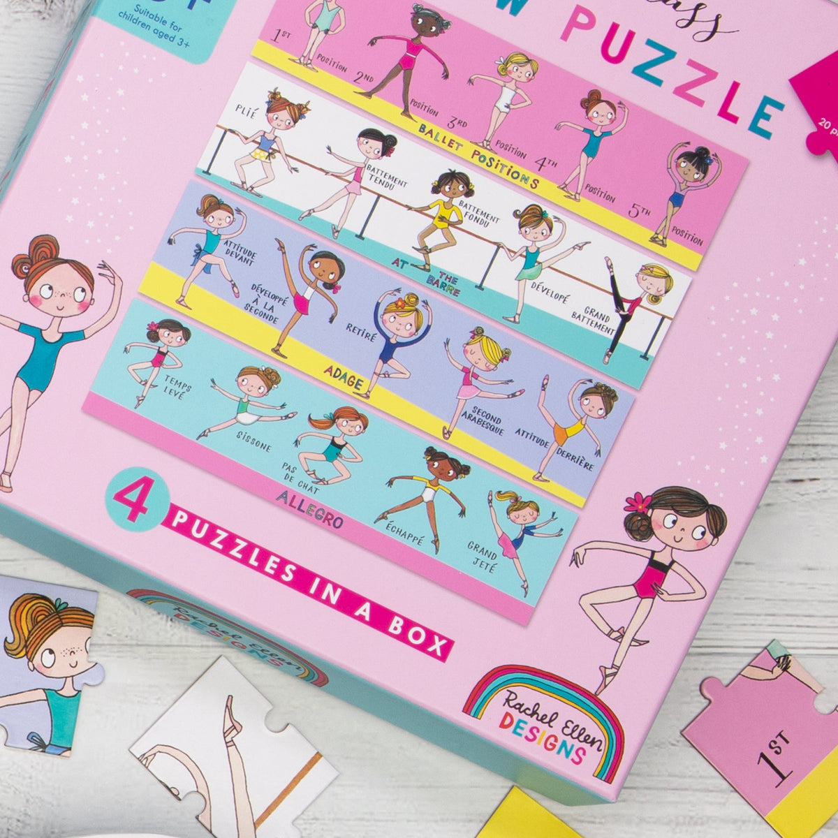 Kids Jigsaw Puzzle - Ballet Class - 80 Pieces