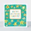 Rhubarb - Happy Birthday Daddy/Stars - birthday card