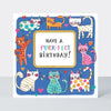 Rhubarb - Purr-fect Birthday/Cats- birthday card
