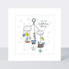 Pocket Rocket - Baby Boy Card - Transport Mobile