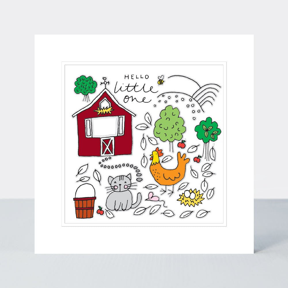 Pocket Rocket - Hello Little One - Baby Card