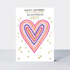 Aurora - Birthday Wife 'Happy Birthday With love To My Beautiful Wife' - Card